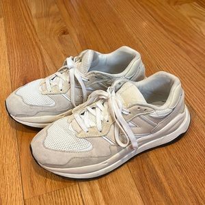 Lightly worn New Balance 57/40 sneakers Sea Salt. Woman’s size 8.